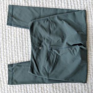 Olive green 90 degree leggings